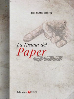 cover image of La tiranía del paper